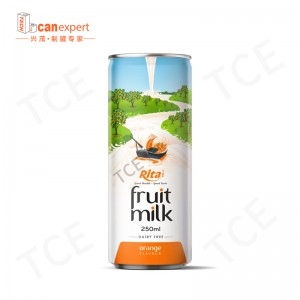 TCE-New Design Milk Beverage Can 0.25 مم ختم العلب المعدنية