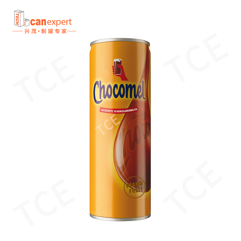 TCE-New Design Milk Beverage Can 0.25 مم ختم العلب المعدنية