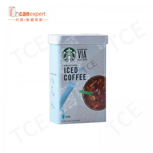 Etc-Custom القصدير Can Can Manufacturers بالجملة مربع القصدير مربع يمكن تعبئة المعادن شاي وعينة القهوة علبة القصدير مخصص