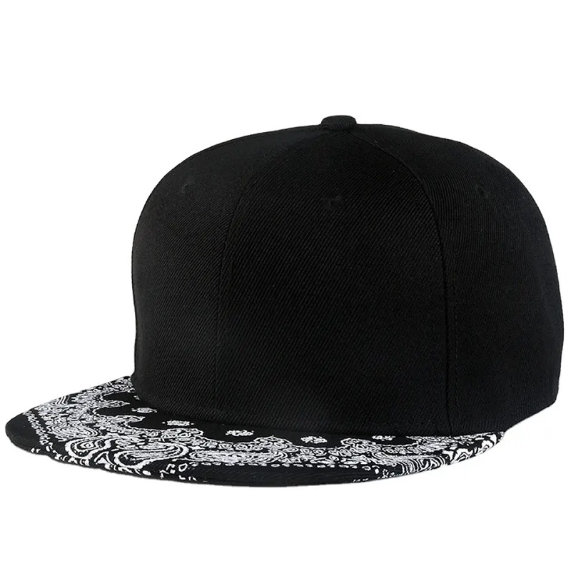 شعار مخصص عالية الجودة مخصصة Big Brim Fashion Trend Trend Hip Hop Baseball Cap