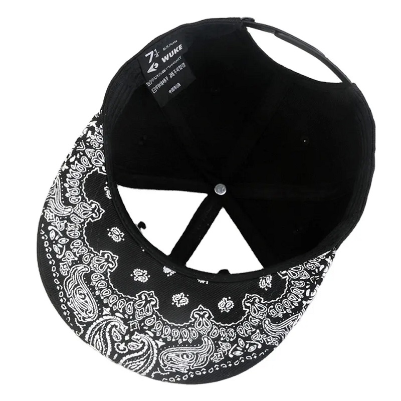 شعار مخصص عالية الجودة مخصصة Big Brim Fashion Trend Trend Hip Hop Baseball Cap