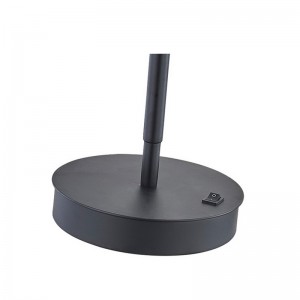 مصباح مكتب LED قابل للتعديل مع ماريوت مع الانتهاء من الأسود غير اللامع و AN/off Rocker Switch في Hotel Guestroom