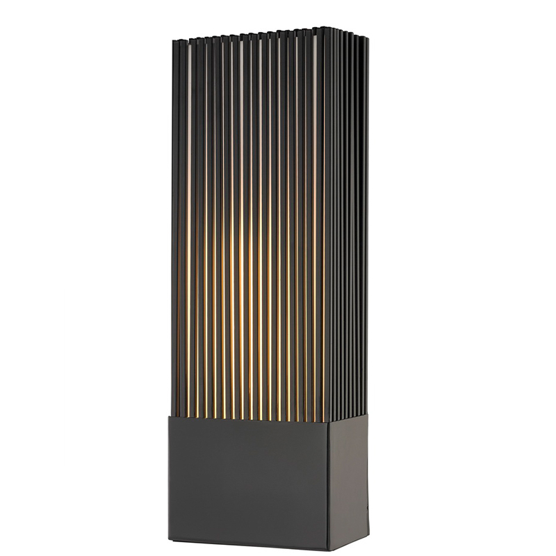 Hampton Inn Hotel Metal Wall Sconce مع الانتهاء الأسود غير اللامع ونشر الأكريليك في الداخل في ممرات الأرضية النموذجية