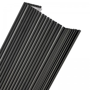 Hampton Inn Hotel Metal Wall Sconce مع الانتهاء الأسود غير اللامع ونشر الأكريليك في الداخل في ممرات الأرضية النموذجية