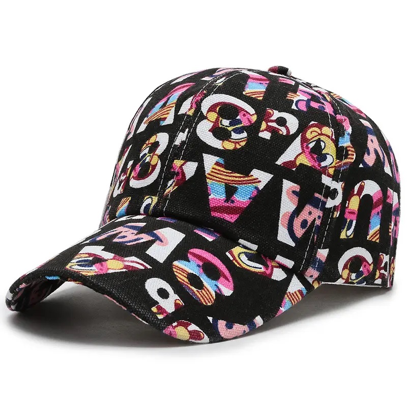 رسالة جديدة من 6 لوحات قبعات Snapback Sports Caps القطن البيسبول القطن العادي للرجال للنساء