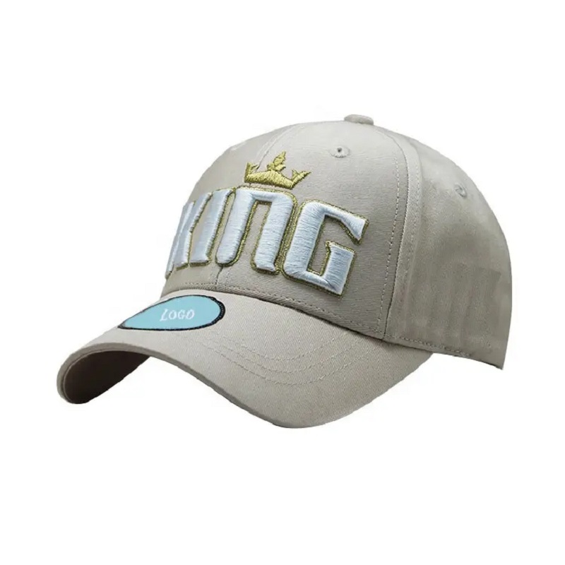 مخصص محترف BCI Organic Cotton Twill 6 لوحة البيسبول الرياضية البيسبول القبعة مع شعار ثلاثي الأبعاد