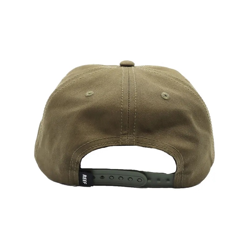 قبعات Snapback غير المهيكلة مع حبل Retro 5 لوحات منسوجة التصحيح Cotton Twill Snapback Caps Sportman Hat