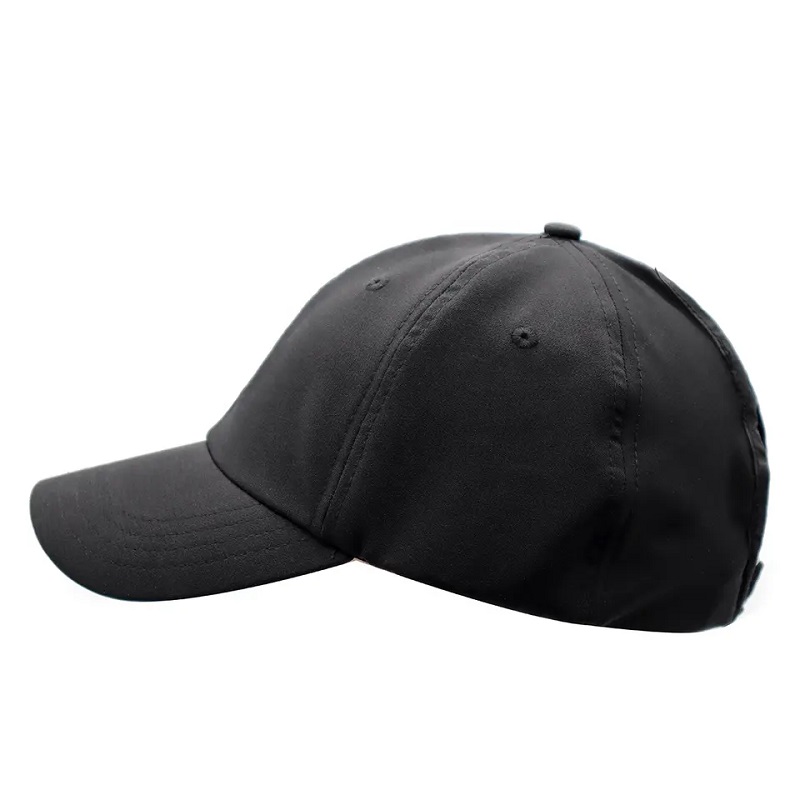 نساء مخصصات مخصصة للبوليستر بوليستر سبانديكس X Criss Cross Crisscross Pony Tail Caps Hats مع Hole Hole