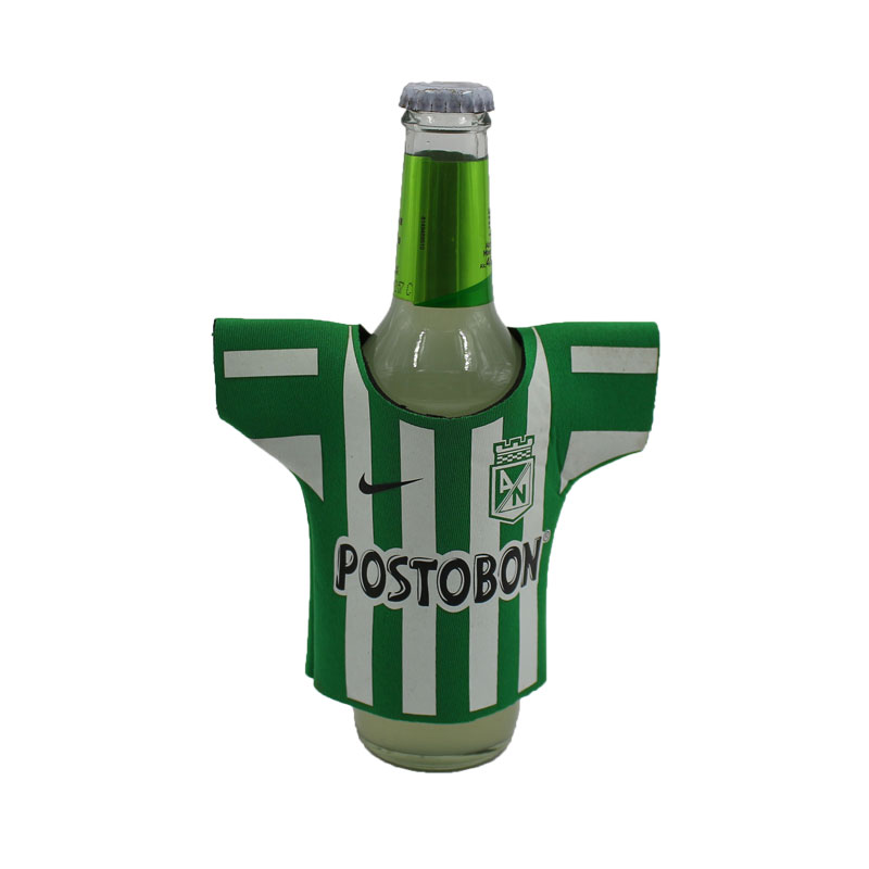 أزياء تي شيرت تي شيرت شكل النيوبرين تصميم تسامي طباعة زجاجة البيرة النبيذ المعزولة يمكن أن تبريد koozies.