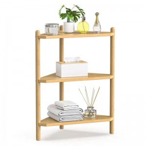 رف زاوية دش الخيزران