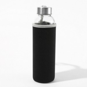 Neoprene المعاد تدوير OEM متوفر حامل زجاجة نيوبرين مخصص 500 مل مع حزام