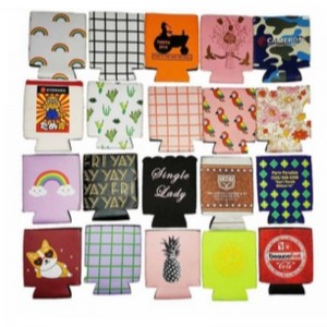 نيوبرين المعاد تدويره متوفر 330 مل من البيرة النيوبرين القابلة للطي يمكن أن يكون الأكمام مع تصميم الطباعة المخصصة