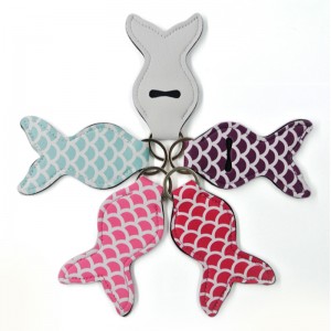 مخصص بالجملة تسامي الفراغ بلسم الشفة النيوبرين حاملي مفاتيح مفاتيح