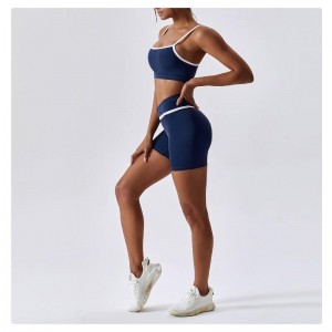 SC9271 نشط نساء يوجا للياقة التمرين اليوغا مجموعات قصيرة الرياضة حمالة الصدرية النساء