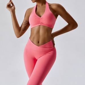 SC1063 الرياضة مجموعة اللياقة البدنية الرياضية اليوغا لبس بدلات التتبع للياقة البدنية اليوغا ارتداء صالة الألعاب الرياضية الإناث م...