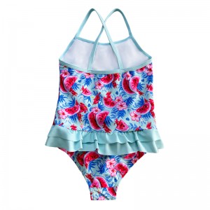 مثلث قطعة واحدة من البطيخ-طباعة ملابس السباحة