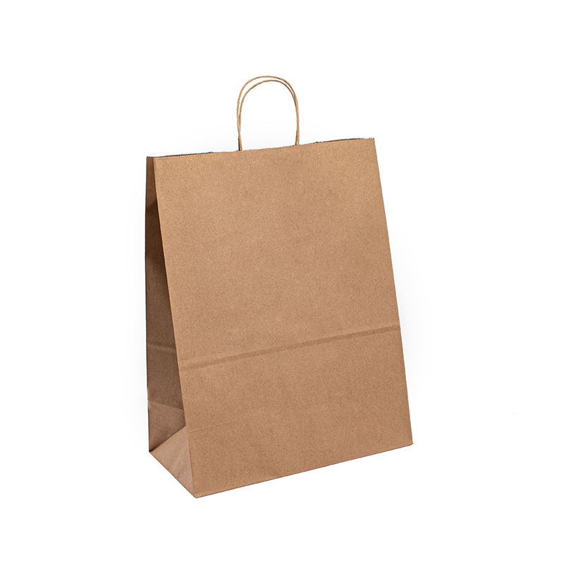 حقيبة ورقية شعار حقيبة الهدايا الورقية بالجملة أكياس ورقية معاد تدويرها