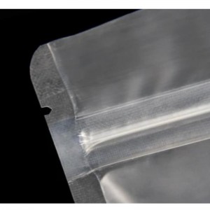 حقيبة تعبئة طعام مسطحة قابلة لإعادة بيعها سستة غير مريحة