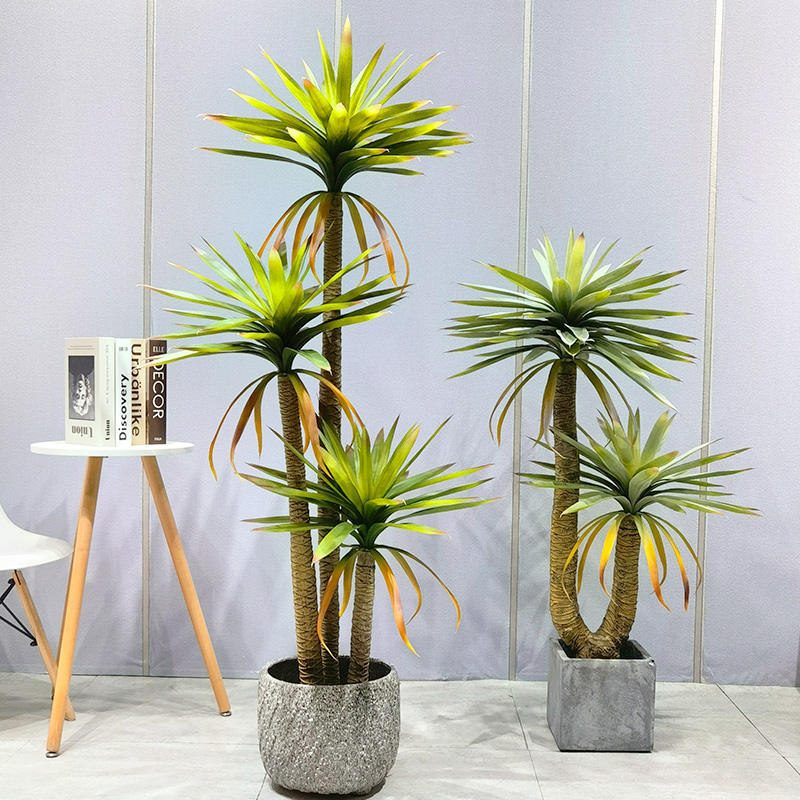 محاكاة زخرفية حديقة الزينة Allseason شجرة Dracaena شجرة لحديقة مورد ديكور الزفاف ديكورات البستنة