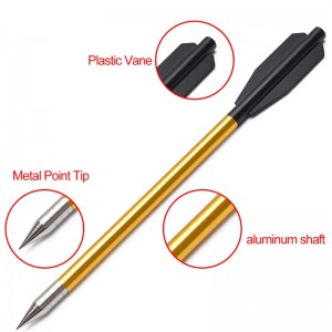 ايلونغ في الهواء الطلق 110301 6.5 بوصة البراغي النابضون جوفاء الألومنيوم الكربون نقطة الفولاذ لصيد الرماية