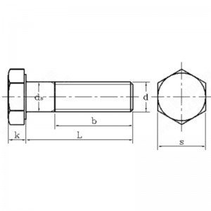 الترباس السداسي من الفولاذ الكربوني من فئة الملكية 12.9