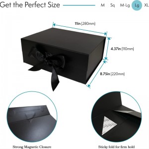 علبة هدية النبيذ الشريط الكلاسيكي