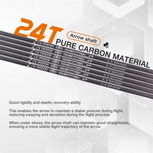 ID4.2mm SP300-1500 سهم كربون لإطلاق النار المستهدف