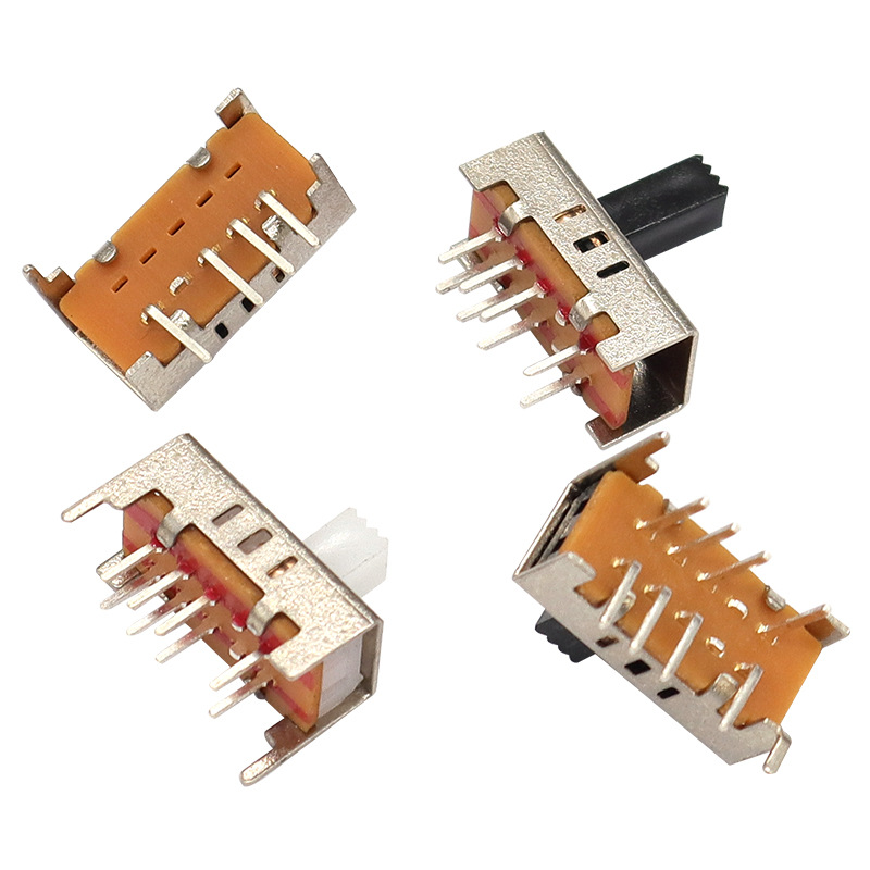 تبديل مفتاح SS23D15 Flashlight Mini Toy Sliding Band Switch