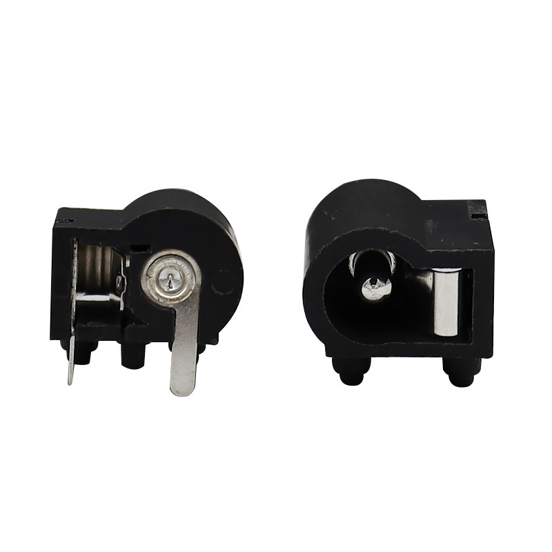 DC Socket DC-0004A ، مقبس الأجهزة المنزلية الصغيرة لنوبات المياه ، اثنان-مقبس شحن جبل السطح مع عمود تحديد المواقع