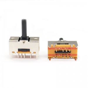 Slide Switch TS23E02 ، مزدوج-الصف 8-مفتاح أرجوحة دبوس ، ضوضاء-إلغاء سماعات الرأس والمتحدثين