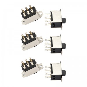 Slide Switch SS22G09 للروبوت الشوكي هو مزدوج-الصف 6-دبوس مفتاح إعادة ضبط التبديل العمودي