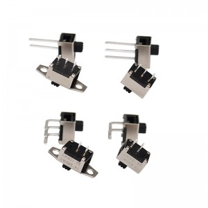 Slide Switch SS12E88 الدفع الجانبي-السحب ماساجر كهربائي هو متعدد-مفتاح وظيفي مع تنظيم عالي السرعة والتيار الكبير