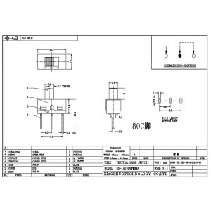 Slide Switch SS12D10 Toy Electronic Sliding Switch 2-الموقف 3-دبوس واحد-مفتاح الفرقة المرحلة