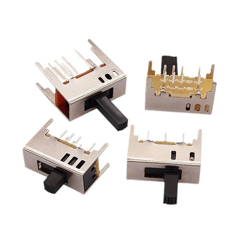 Slide Switch SS23D03 ، مزدوج-الصف الثامن-دبوس ثلاثة-الموضع ، مفتاح التبديل المخصص مخصص مفتاح انزلاق صغير للأجهزة المنزلية