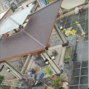 ألواح الألومنيوم لسقف الجدار العظيم-تصميم على شكل خصائص عزل الحرارة