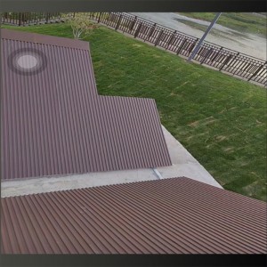 ألواح الألومنيوم لسقف الجدار العظيم-تصميم على شكل خصائص عزل الحرارة