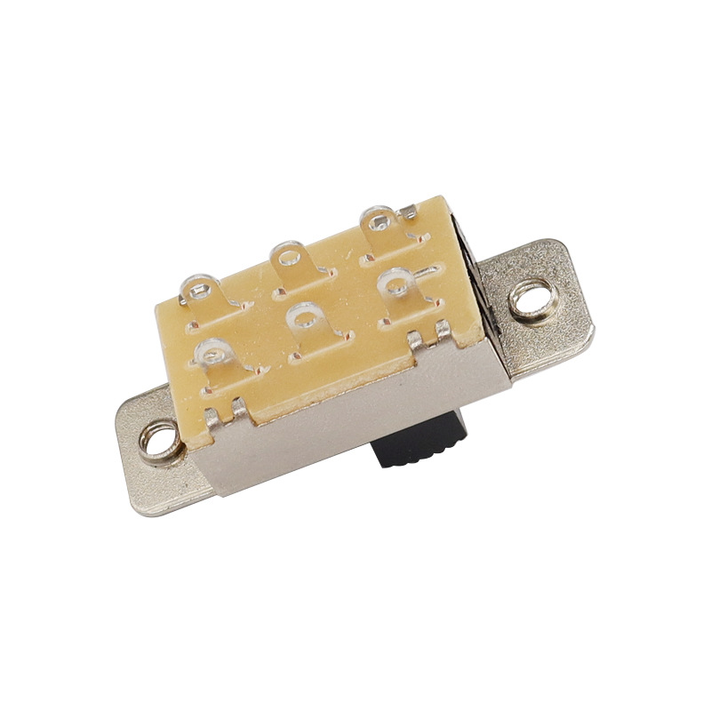 Slide Switch SS23F19 ، مزدوج-الصف 6-دبوس ثلاثة-مفتاح شريحة الموضع ، مفتاح شريحة DVD التنقل في السيارات