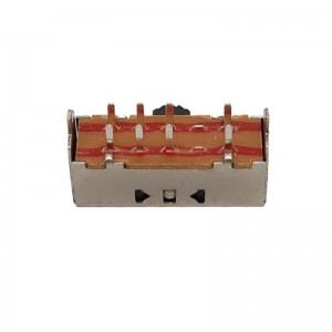 Slide Switch SK23H01 ثنائي القطب الصغير ثلاثة-الموقف الثاني-الصف الثامن-دبوس الجانب الأفقي-سحب 2P3T مفتاح الشريحة