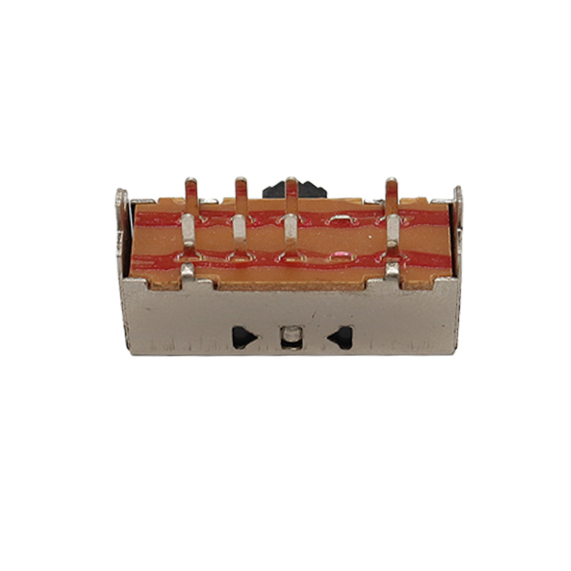 Slide Switch SK23H01 ثنائي القطب الصغير ثلاثة-الموقف الثاني-الصف الثامن-دبوس الجانب الأفقي-سحب 2P3T مفتاح الشريحة